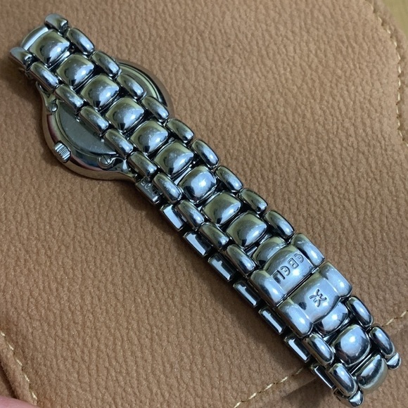 Ebel Beluga Diamond Quartz 26mm Steel .70 CW Glossy Stainless Steel Watch +Case - Picture 12 of 17